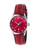 Gucci G-Timeless Cherry Red Mother of Pearl Dial 27mm Watch For Women - YA126584 Buy Now By Gucci