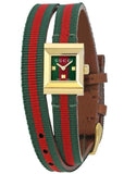 Gucci G-Frame Multicolored Dial Two Tone Nylon Strap Watch For Women - YA128527 Buy Now By Gucci