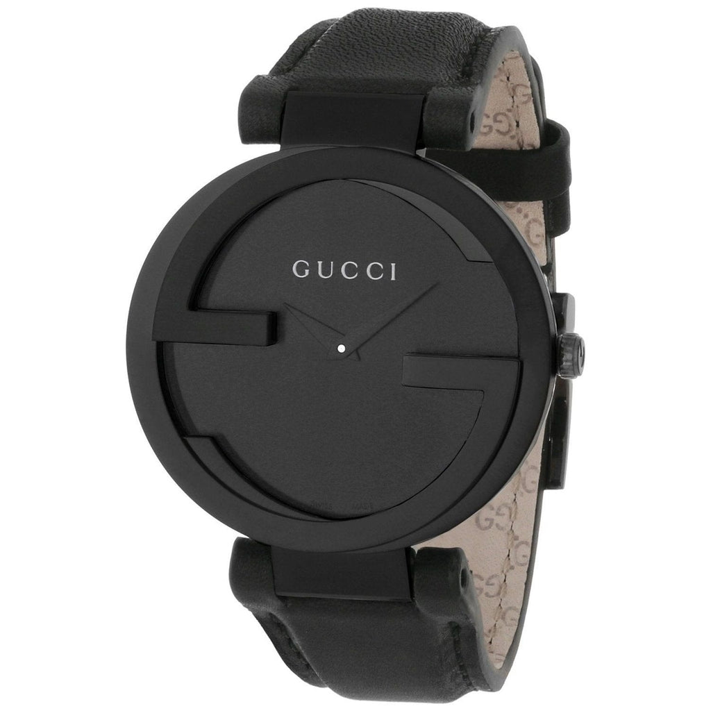 Gucci Interlocking G Black Dial Watch For Women - YA133302 Buy Now By Gucci