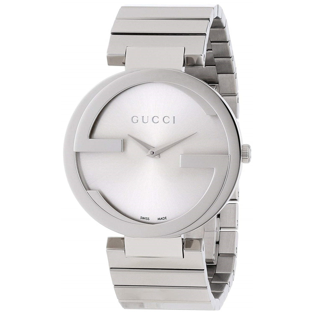 Gucci G Interlocking Silver Dial Silver Steel Strap Watch For Women - YA133308 Buy Now By Gucci