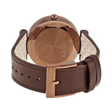 Gucci Interlocking Brown Dial Brown Leather Strap Watch For Women - YA133309 Buy Now By Gucci