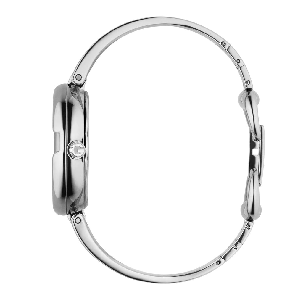 Gucci Guccissima Brown Dial Silver Steel Strap Watch For Women - YA134302 Buy Now By Gucci