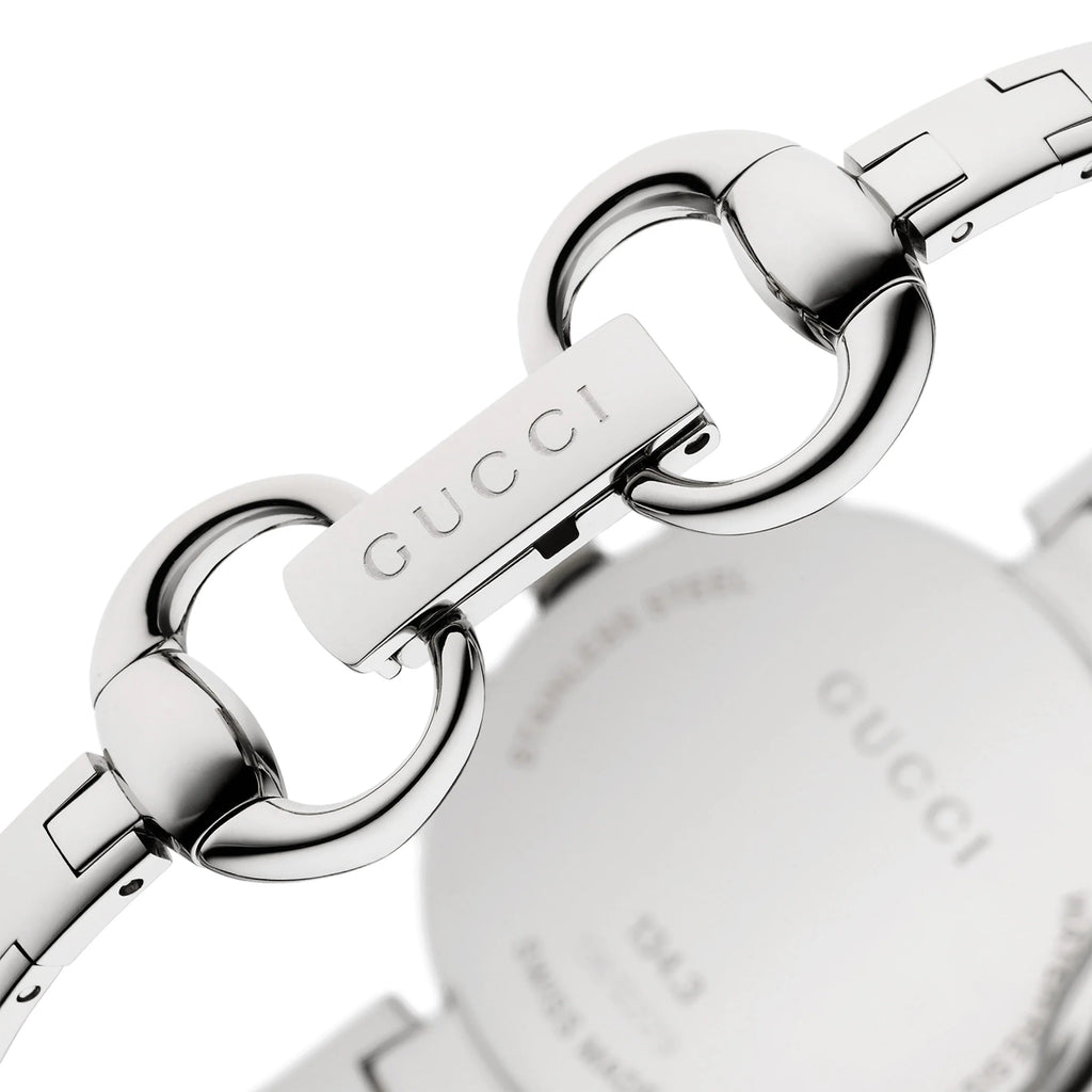 Gucci Guccissima Brown Dial Silver Steel Strap Watch For Women - YA134302 Buy Now By Gucci