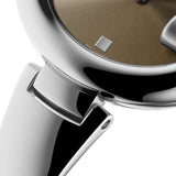 Gucci Guccissima Brown Dial Silver Steel Strap Watch For Women - YA134302 Buy Now By Gucci