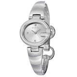 Gucci Guccissima Quartz Silver Dial Silver Steel Strap Watch For Women - YA134502 Buy Now By Gucci