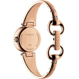 Gucci Guccissima Collection Quartz Black Dial Rose Gold Steel Strap Watch For Women - YA134509 Buy Now By Gucci