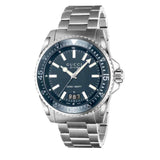 Gucci Dive Analog Blue Dial Silver Steel Strap Watch For Men - YA136203 Buy Now By Gucci