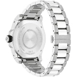 Gucci Dive Snake Black Dial Silver Steel Strap Watch For Men - YA136218 Buy Now By Gucci