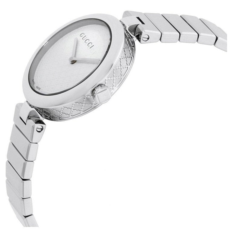 Gucci Diamantissima Quartz White Dial Silver Steel Strap Watch For Women - YA141402 Buy Now By Gucci