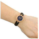 Gucci Diamantissima Quartz Black Dial Black Leather Strap Watch for Women - YA141501 Buy Now By Gucci