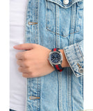 Gucci GG2570 Quartz Blue Dial Blue & Red Nylon Strap Watch For Men - YA142304 Buy Now By Gucci