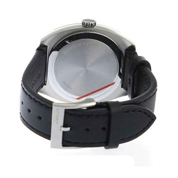 Gucci GG2570 Quartz Black Dial Black Leather Strap Watch For Men - YA142307 Buy Now By Gucci