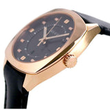 Gucci GG2570 Quartz Black Dial Black Leather Strap Watch For Women - YA142407 Buy Now By Gucci