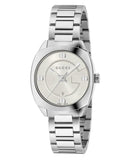 Gucci GG2570 White Dial Silver Steel Strap Watch For Women - YA142502 Buy Now By Gucci