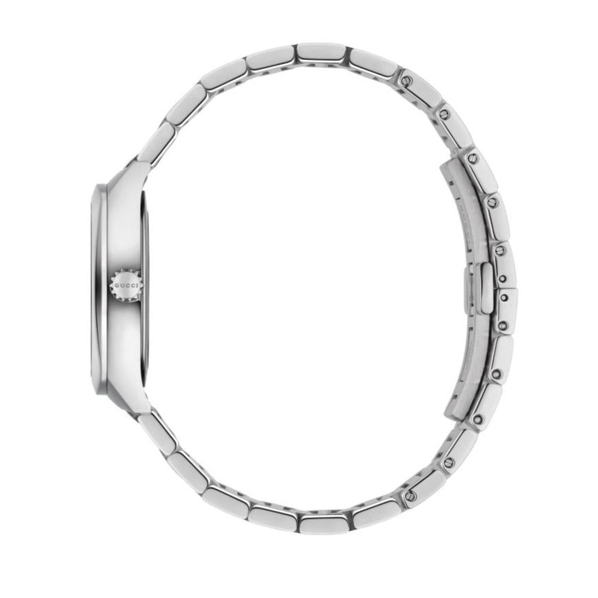 Gucci GG2570 White Dial Silver Steel Strap Watch For Women - YA142502 Buy Now By Gucci