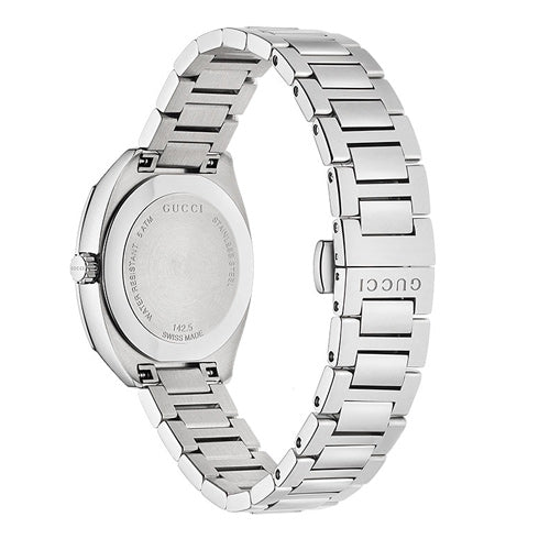 Gucci GG2570 Diamonds Silver Dial Silver Steel Strap Watch For Women - YA142505 Buy Now By Gucci