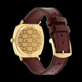 Gucci Grip Quartz Gold Dial Maroon Leather Strap Watch For Women - YA157402 Buy Now By Gucci