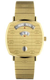 Gucci Grip Yellow Gold Dial Yellow Gold Steel Strap Unisex Watch - YA157403 Buy Now By Gucci