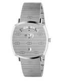 Gucci Grip Quartz Silver Dial Silver Steel Strap Watch For Women - YA157410 Buy Now By Gucci