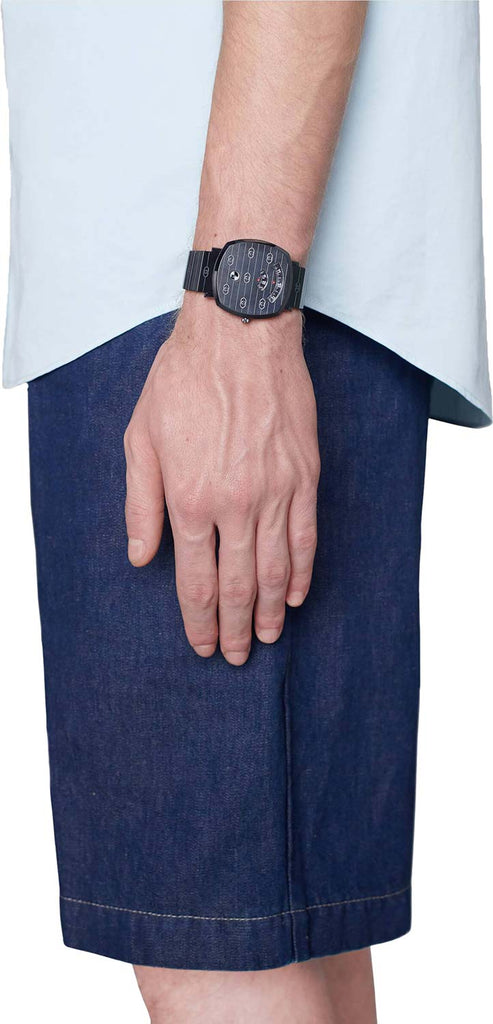 Gucci Grip Quartz Grey Dial Grey Steel Strap Watch For Men - YA157429 Buy Now By Gucci