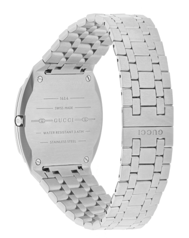 Gucci 25H Quartz Silver Dial Silver Steel Strap Watch For Women - YA163402 Buy Now By Gucci