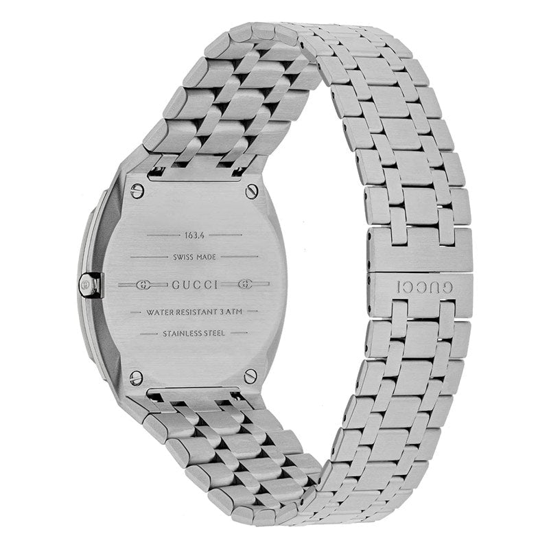 Gucci 25H Quartz Silver Dial Silver Steel Strap Watch For Women - YA163402 Buy Now By Gucci