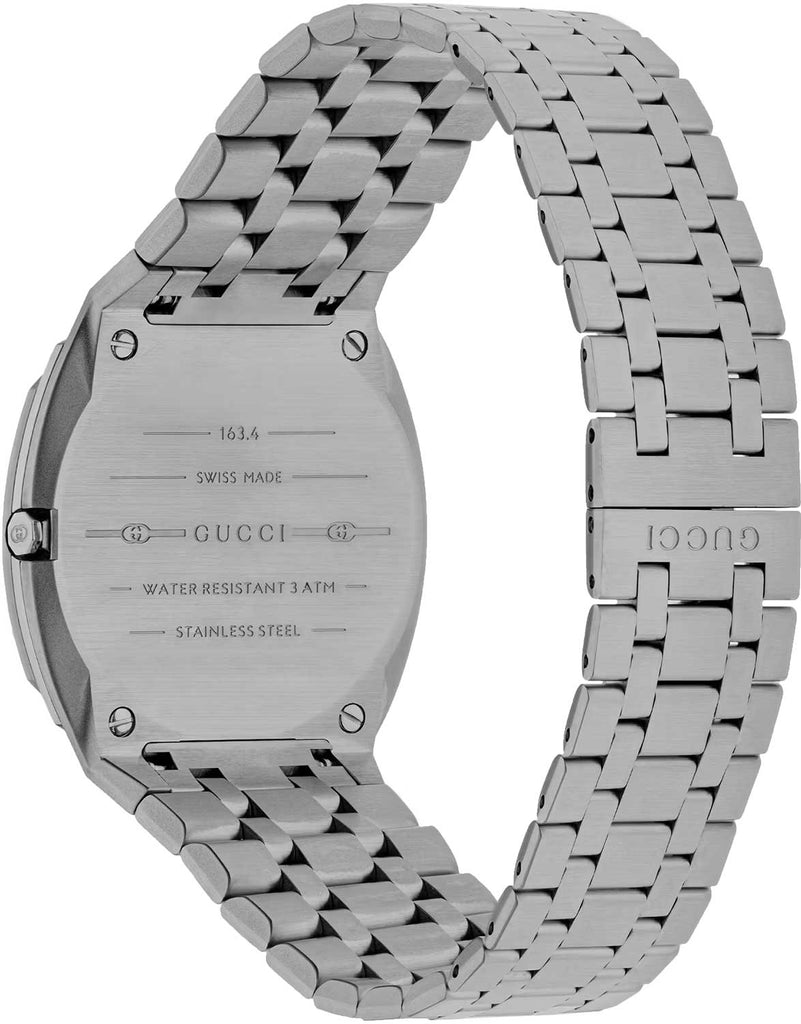 Gucci 25H Quartz Silver Dial Silver Steel Strap Watch For Women - YA163402 Buy Now By Gucci