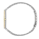 Gucci 25H Quartz Gold Dial Silver Steel Strap Watch for Women - YA163403 Buy Now By Gucci