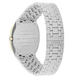Gucci 25H Quartz Gold Dial Silver Steel Strap Watch for Men - YA163405 Buy Now By Gucci