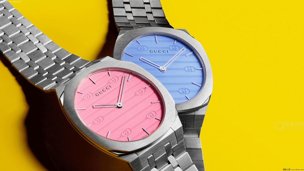 Gucci 25H Quartz Pink Dial Silver Steel Strap Watch for Women - YA163410 Buy Now By Gucci