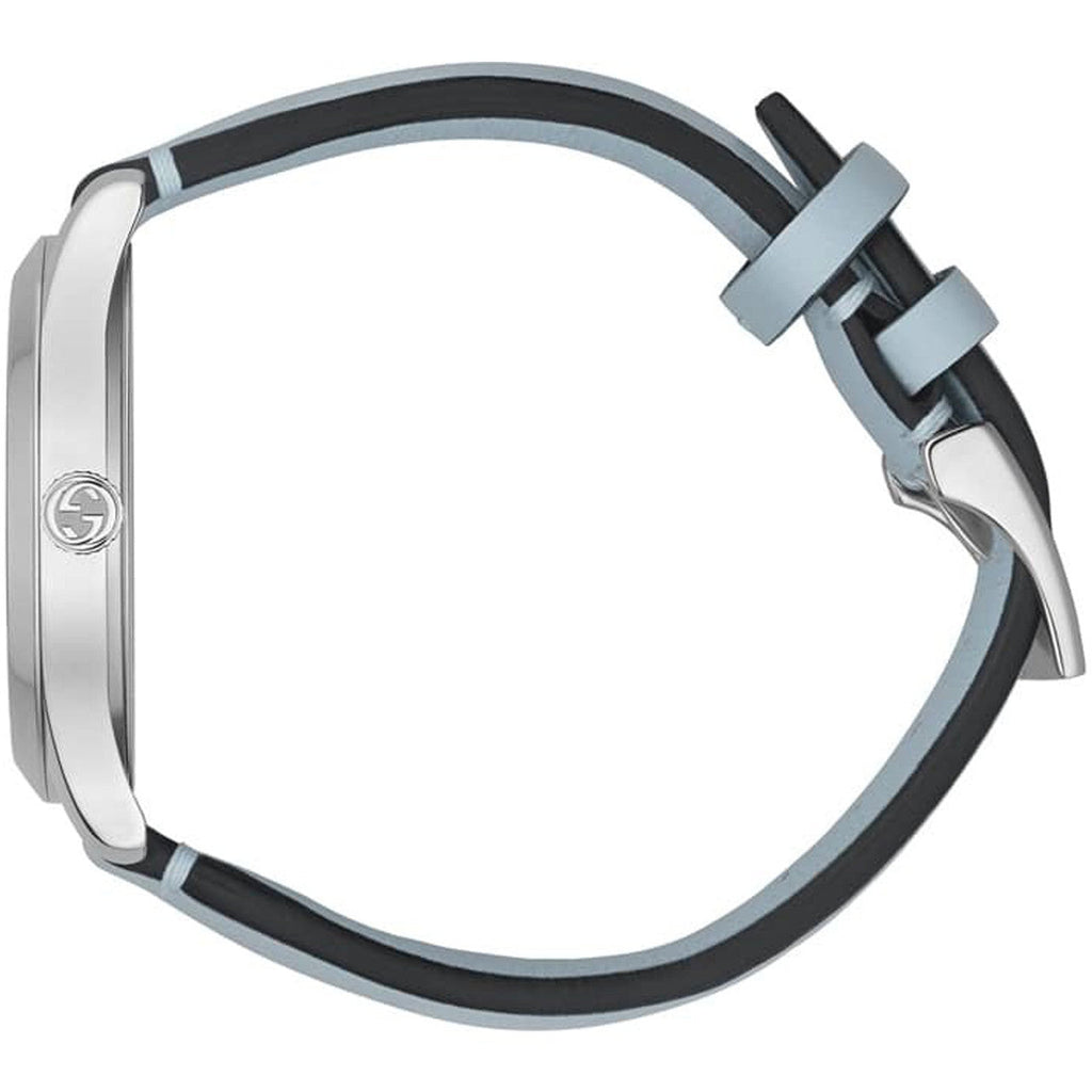 Gucci G Timeless Quartz Mother of Pearl Dial Blue Leather Strap Watch For Women - YA1264124 Buy Now By Gucci