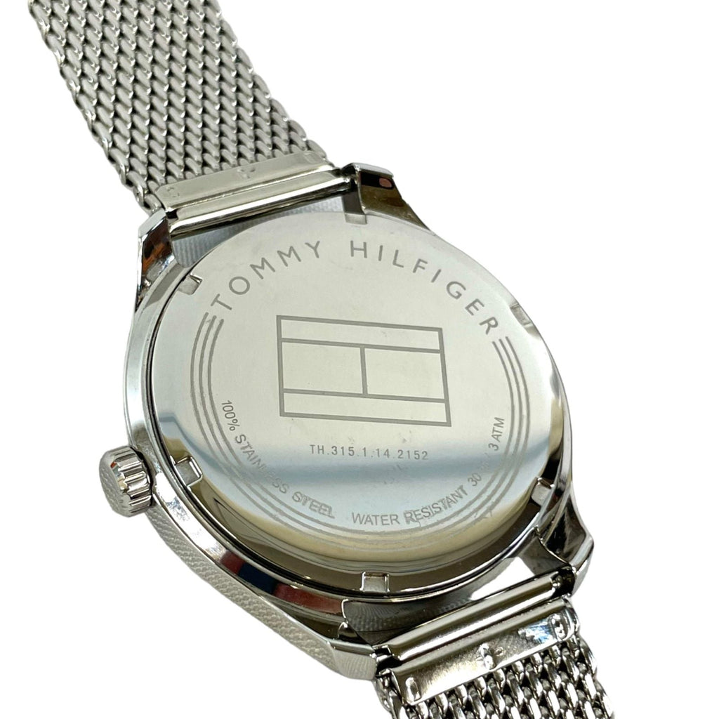 Tommy Hilfiger Oliver Quartz Blue Dial Silver Mesh Bracelet Watch for Men - 1791302 Buy Now By Tommy Hilfiger