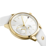 Tommy Hilfiger Brooklyn Quartz White Dial White Leather Strap Watch for Women - 1782018 Buy Now By Tommy Hilfiger