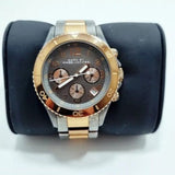 Marc Jacobs Marc Chronograph Grey Dial Two Tone Steel Strap Watch for Men - MBM3157 Buy Now By Marc Jacobs