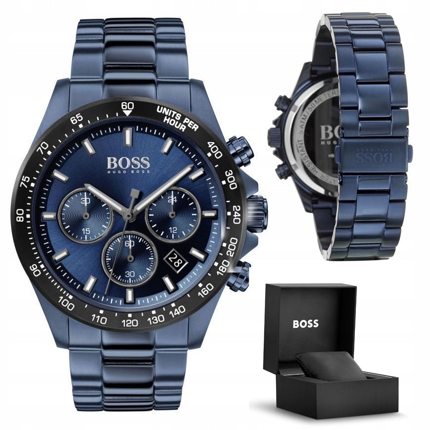Hugo Boss Hero Sport Lux Blue Dial Blue Steel Strap Watch for Men - 1513758 Buy Now By Hugo Boss