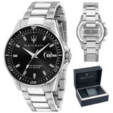 Maserati SFIDA Quartz Black Dial Stainless Steel Watch For Men - R8853140002 Buy Now By Maserati
