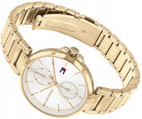 Tommy Hilfiger Angela White Dial Gold Steel Strap Watch for Women - 1782128 Buy Now By Tommy Hilfiger