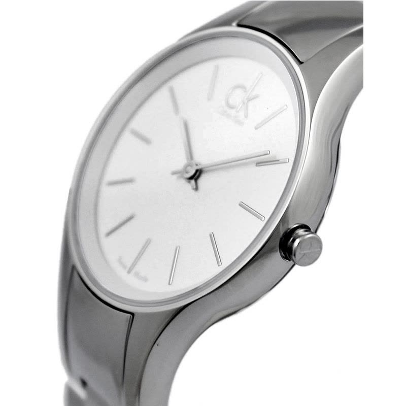 Calvin Klein Simplicity White Dial Silver Steel Strap Watch for Women - K4323126 Buy Now By Calvin Klein
