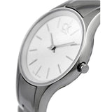 Calvin Klein Simplicity White Dial Silver Steel Strap Watch for Women - K4323126 Buy Now By Calvin Klein
