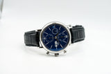 IWC Portofino Chronograph Blue Dial Black Leather Strap Watch for Men - IW391023 Buy Now By IWC