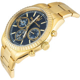 Maserati Competizione Chronograph Blue Dial Gold Steel Strap Watch For Men - R8853100026 Buy Now By Maserati