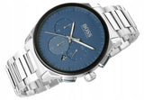 Hugo Boss Peak Chronograph Blue Dial Silver Steel Strap Watch for Men - 1513763 Buy Now By Hugo Boss