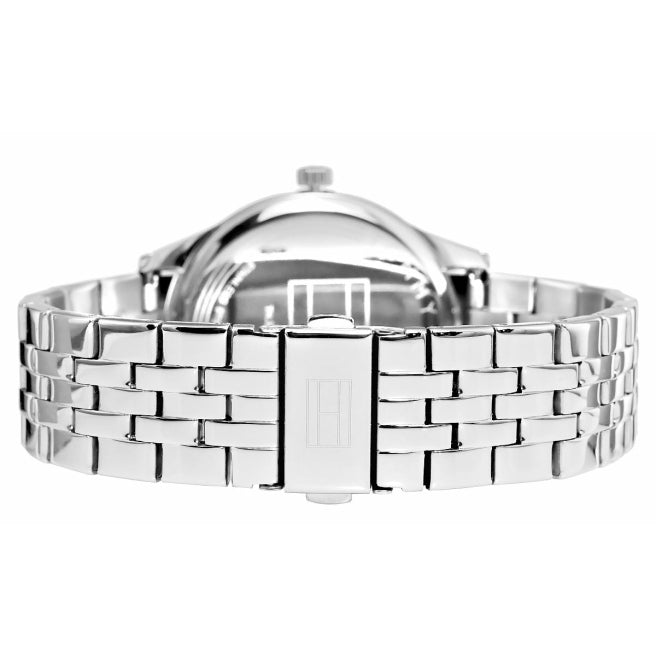 Tommy Hilfiger Damon Chronograph Blue Dial Silver Steel Strap Watch for Men - 1791416 Buy Now By Tommy Hilfiger