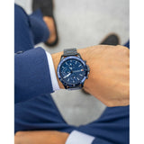 Tommy Hilfiger Bank Quartz Blue Dial Blue Steel Strap Watch for Men - 1791720 Buy Now By Tommy Hilfiger