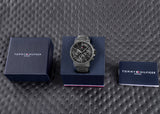 Tommy Hilfiger Tyson Chronograph Black Dial Black Steel Strap Watch For Men - 1710590 Buy Now By Tommy Hilfiger