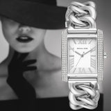 Michael Kors Emery Three Hand White Dial Silver Steel Strap Watch For Women - MK7438 Buy Now By Michael Kors