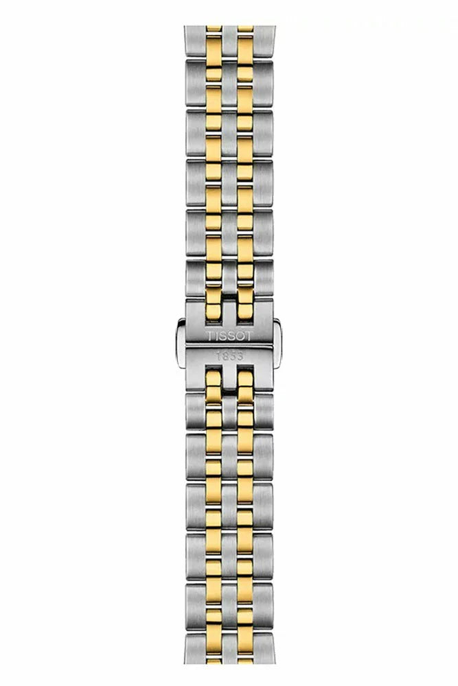 Tissot Ballade Powermatic 80 Mother of Pearl Silver Dial Two Tone Steel Strap Watch For Women - T108.208.22.117.00 Buy Now By Tissot