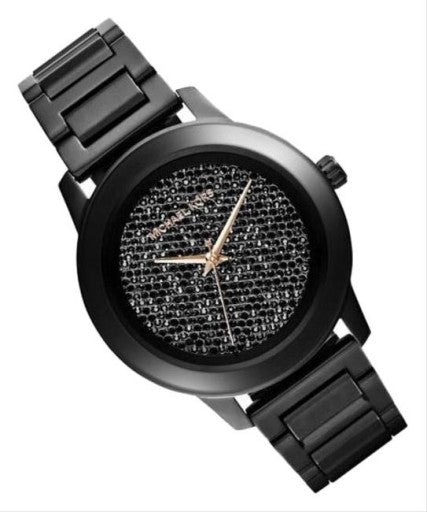 Michael Kors Kinley Silver Dial Black Steel Strap Watch for Women - MK5999 Buy Now By Michael Kors