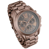 Michael Kors Bradshaw Chronograph Brown Dial Brown Steel Strap Watch For Women - MK6247 Buy Now By Michael Kors