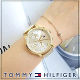 Tommy Hilfiger Blake White Dial Gold Steel Strap Watch for Women - 1781905 Buy Now By Tommy Hilfiger